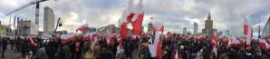 [VIDEO] PATRIOT24 EXCLUSIVE: Hymn Narodowy i początek Marszu Niepodległości - 11.11.2017